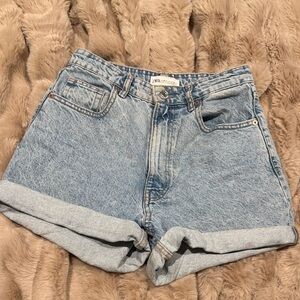 Zara High Wasted Jean Shorts - Size 6